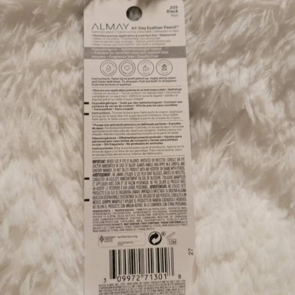 NWT Almay All-Day Eyeliner Pencil